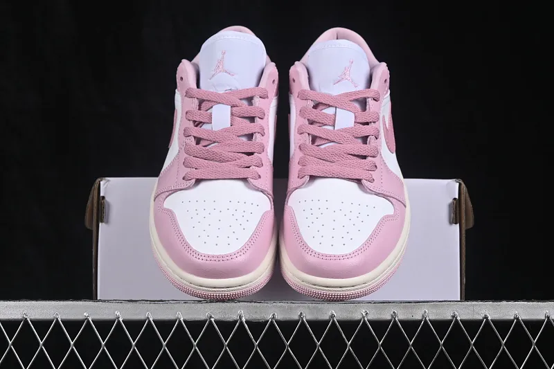 All categories Air Jordan Jordan series basketball shoes Air Jordan 1 Low G version pure original Air Jordan 1 Low AJ1 Joe 1 white pink low-top retro culture basketball shoes DC0774-607